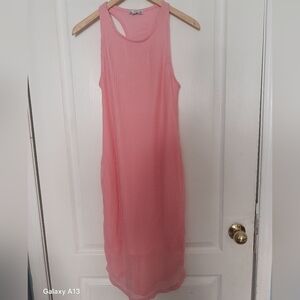 Iris Pink Sleeveless Dress